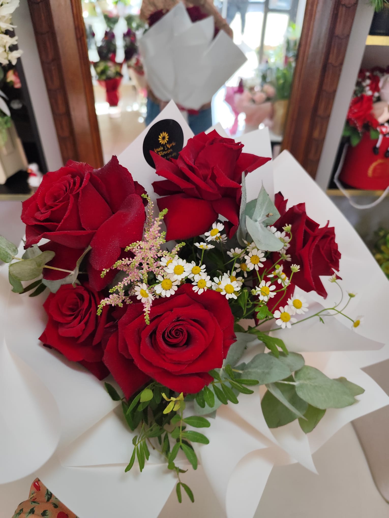 Buchet 5 Trandafiri